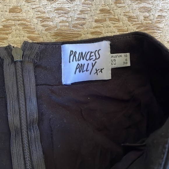 Princess Polly xx black skirt size 6 - Picture 4 of 6